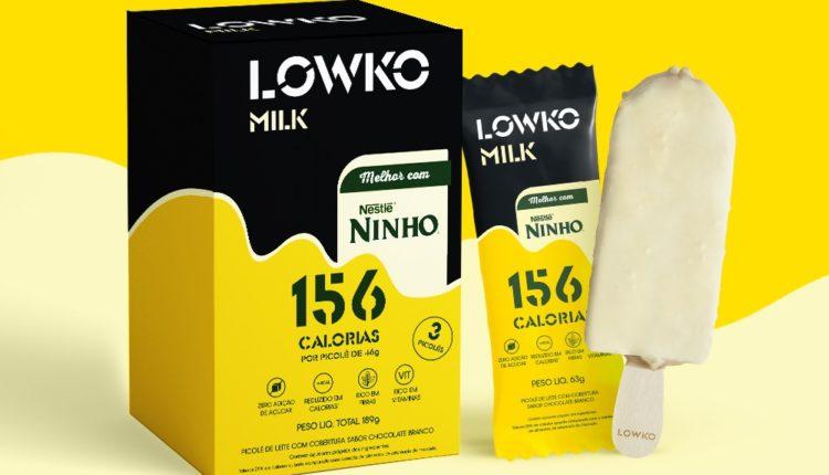 Lowko e Nestlé lançam em parceria o picolé sabor Leite Ninho