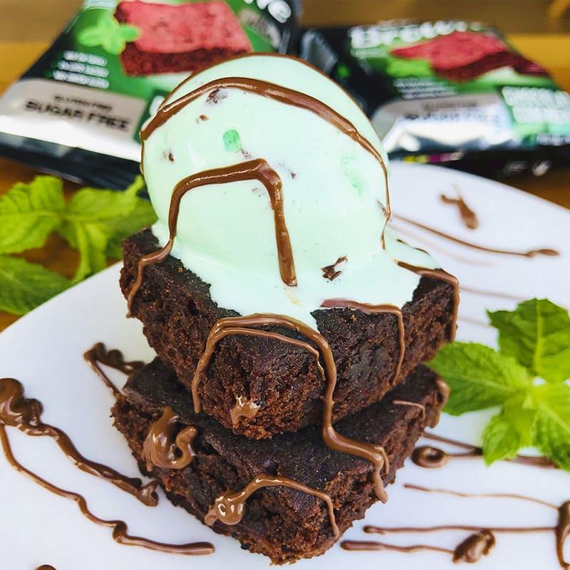 BeLive lança Brownie sabor Chocolate com Menta