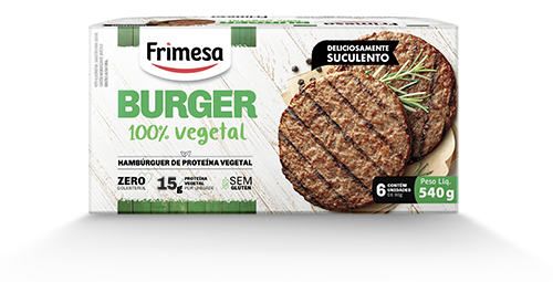 Frimesa lança seu primeiro hambúrguer vegetal