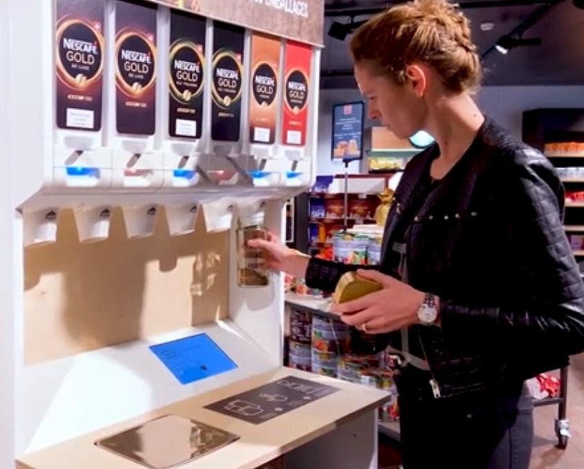 INTERNACIONAL: Nestlé testa dispensadores para reduzir embalagens de uso único