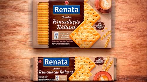 Renata lança Biscoito Cracker Fermentação Natural