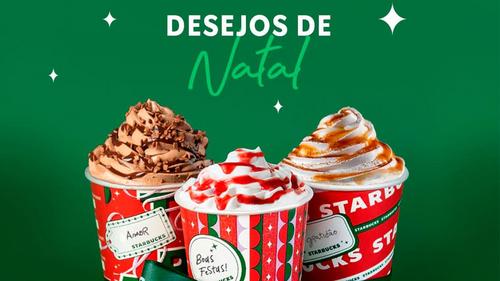 Starbucks lança bebidas de Natal